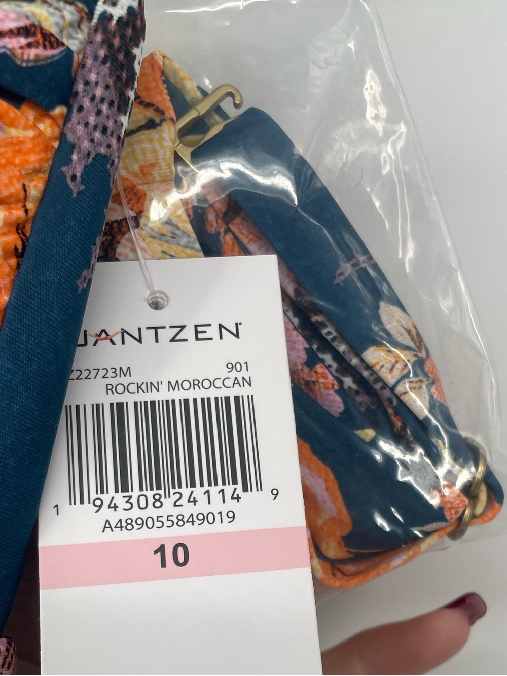 NWT Jantzen Rockin’ Moroccan One Piece Vamp Swimdress Ruched Sides Floral Print - Picture 7 of 11